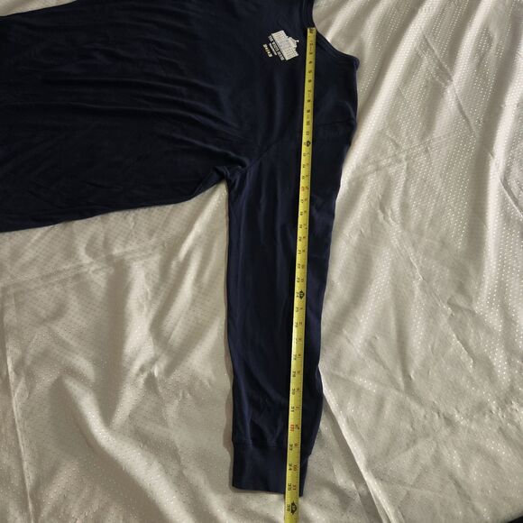 Notre Dame LOU HOLTZ Medal Of Freedom Nike Dri-FIT Long Sleeve Tee Rush Blue XXL - Picture 14 of 14